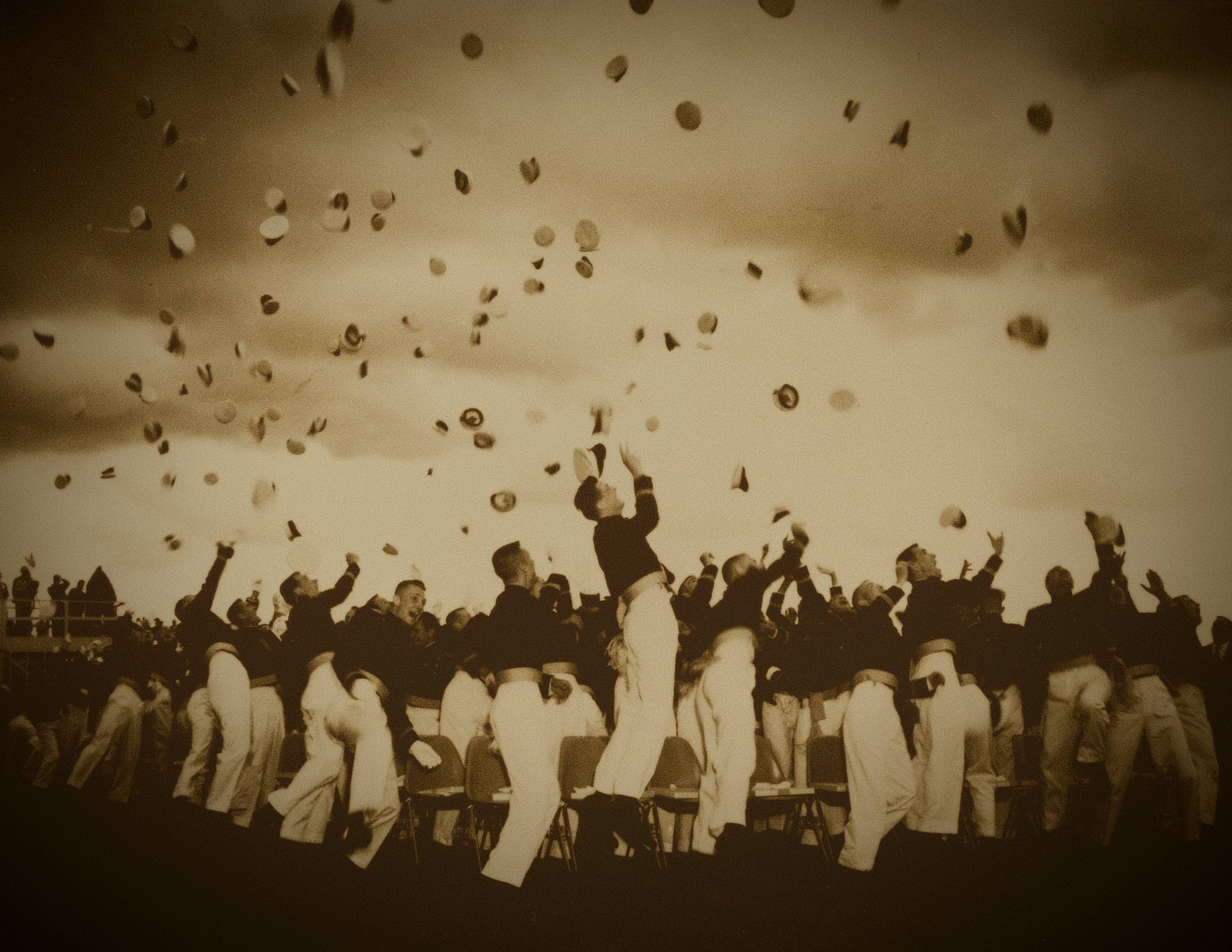 Eine Militärakademie feiert Graduation Day.