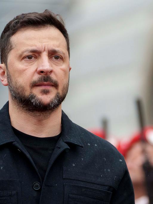 Der ukrainische Präsident Wolodymir Selenskij bei einem Besuch in Wien