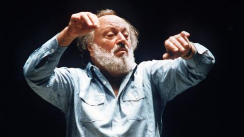 Gewandhauskapellmeister Kurt Masur während der Salzburger Osterfestspiele am 14. April 1990.