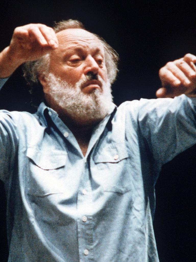 Gewandhauskapellmeister Kurt Masur während der Salzburger Osterfestspiele am 14. April 1990.