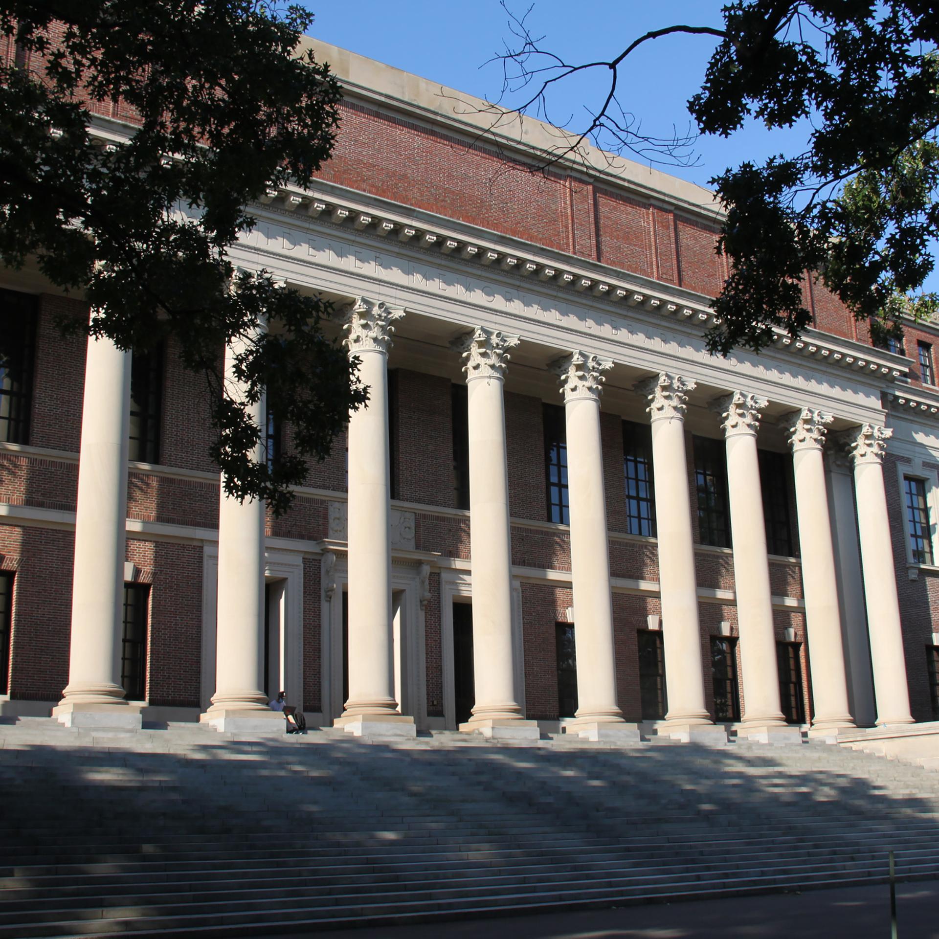 Der Campus der Harvard-Universität in Cambridge in Massachusetts.