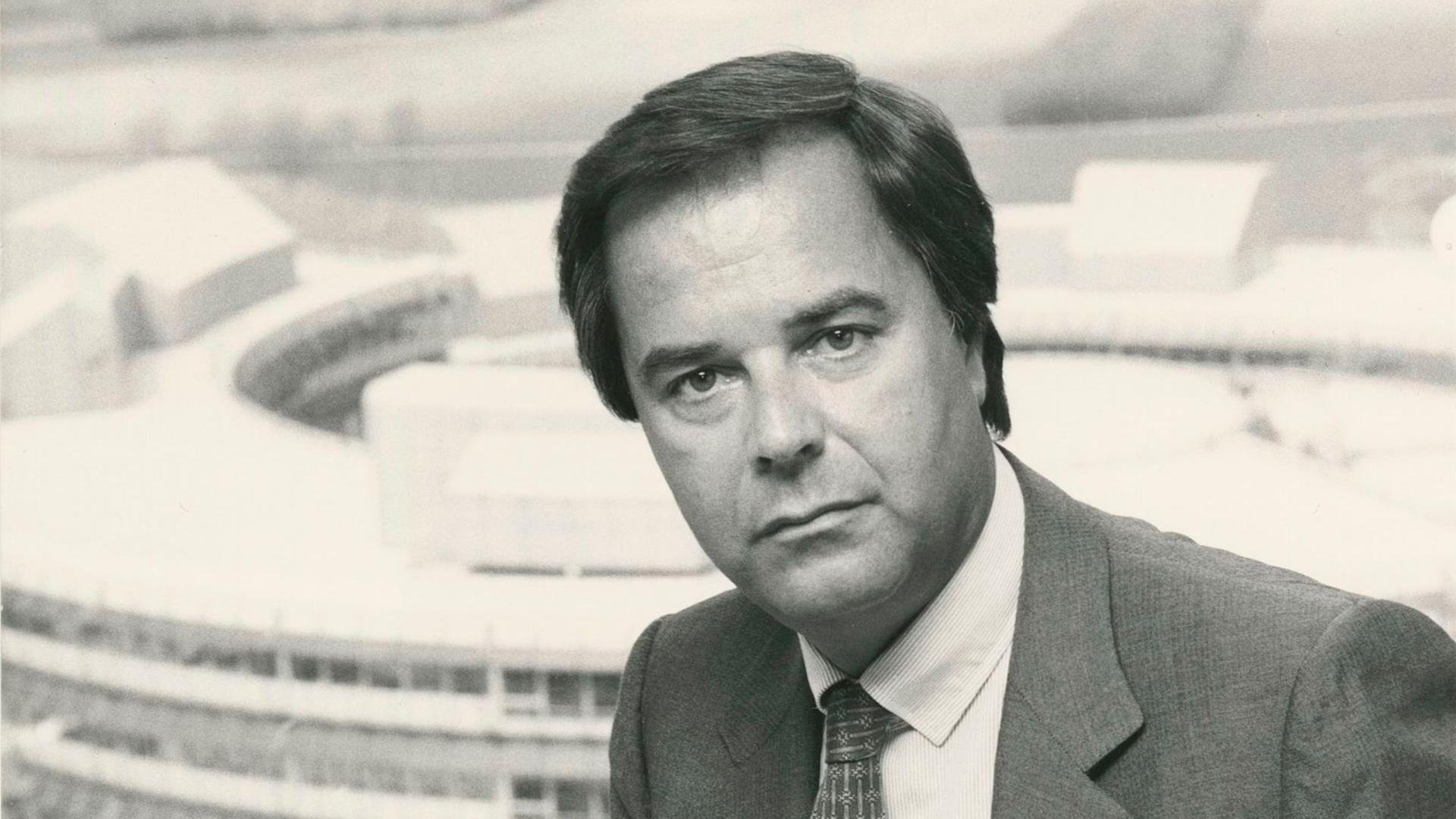 Portrait des ehemaligen ZDF-Intendanten und Deutschlandradio Gründungsintendanten Dieter Stolte, 1993