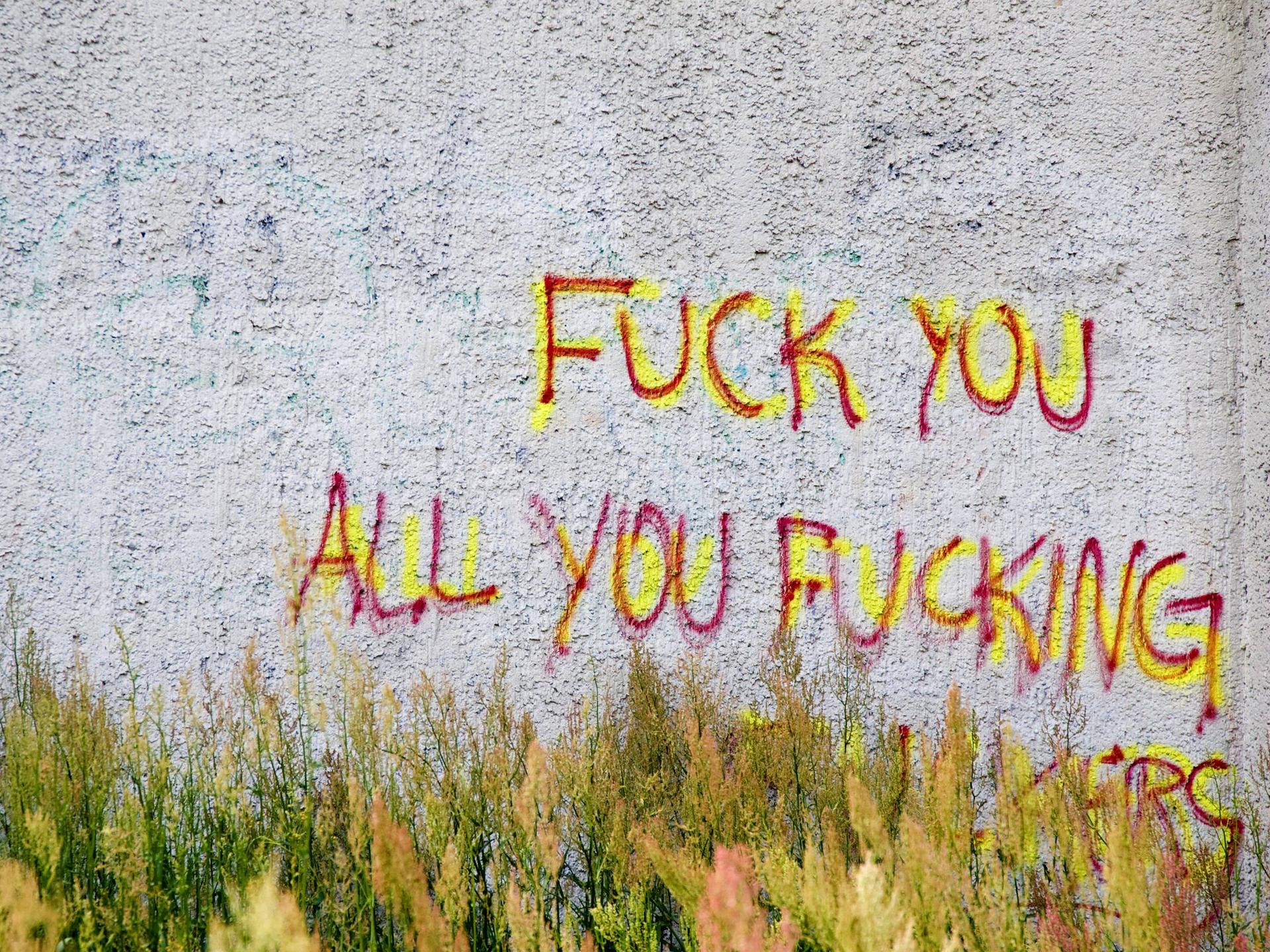 Fuck You All You Fucking Fuckers - Hassrede hat auch komische Facetten. 