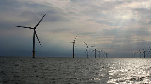 Windpark an der Nordseeküste 