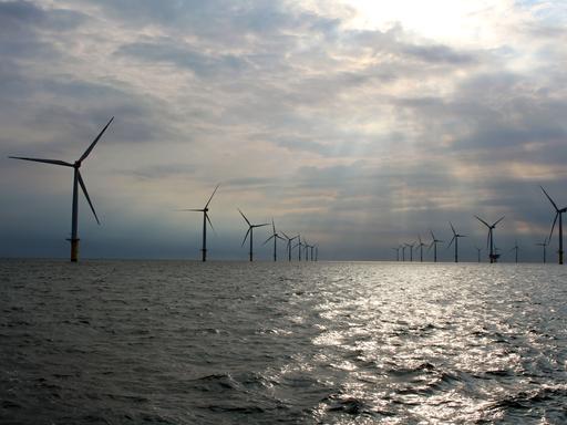Windpark an der Nordseeküste 