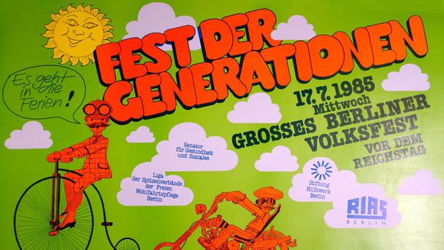 1985, RIAS-Plakat: "Fest der Generationen"