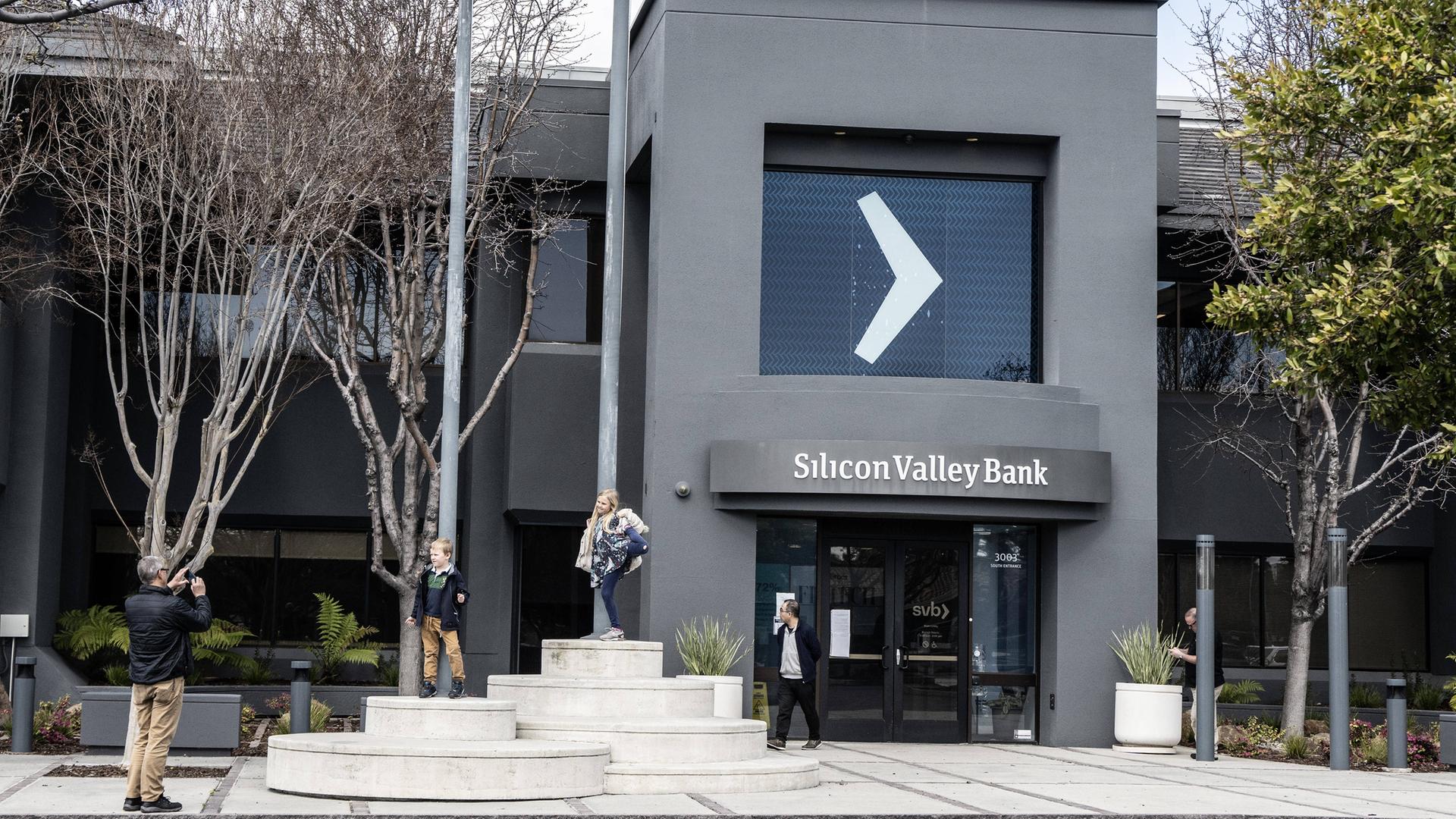 Die Silicon Valley Bank in Santa Clara, Kalifornien.