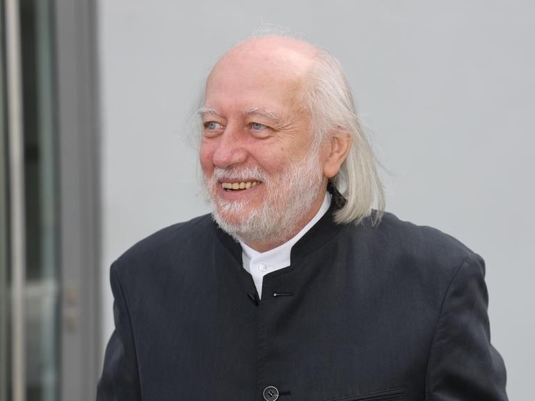 László Krasznahorkai bei der Verleihung des Staatspreises für Europäische Literatur in Salzburg im Juli 2021