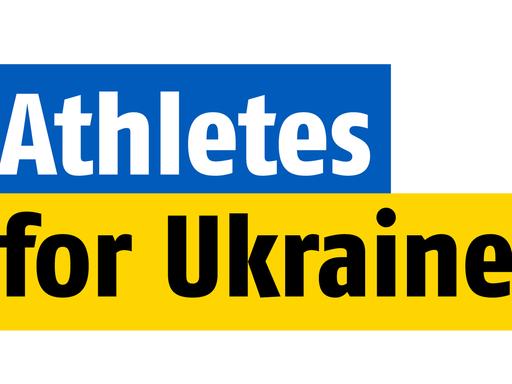 Das Logo des Vereins "Athletes for Ukraine"