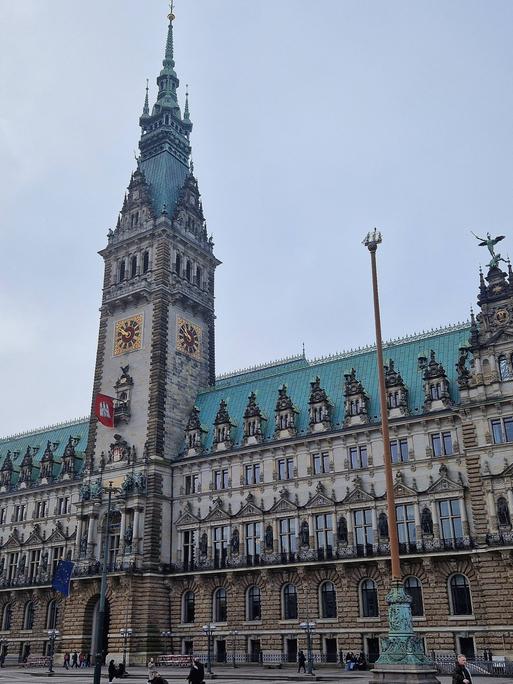 Das Rathaus in Hamburg 