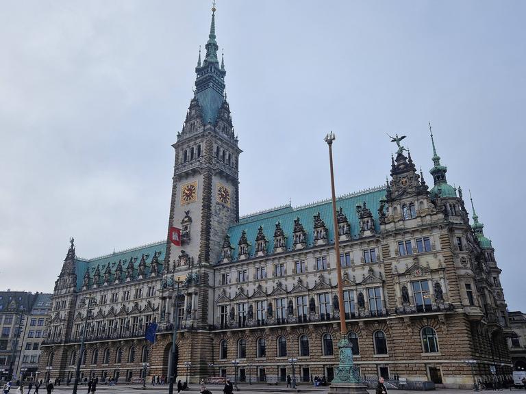 Das Rathaus in Hamburg 