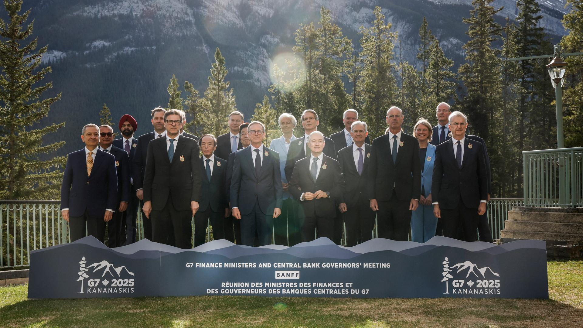 Gruppenfoto der G7-Finanzminister Gruppenfoto der G7-Finanzminister