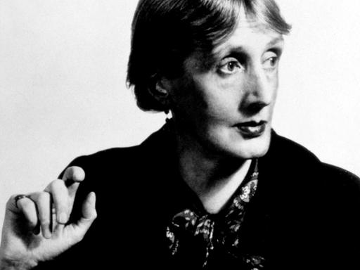 Schwarz-weiß-Fotografie von Virginia Woolf