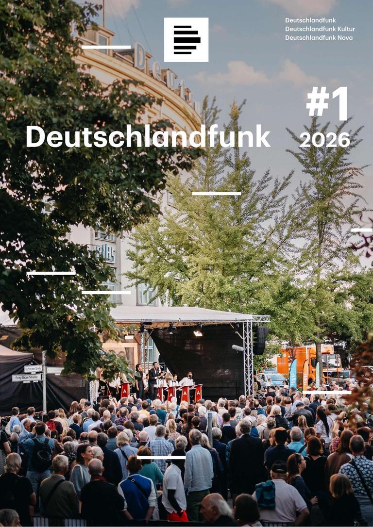 Cover der Deutschlandfunk Broschüre, Ausgabe 01/2026 Cover der Deutschlandfunk Broschüre, Ausgabe 01/2026
