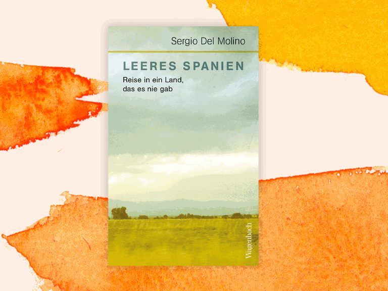 Cover von Sergio del Molinos Buch „Leeres Spanien“. Es zeigt einen weiten Himmel über einer naturnahen Landschaft.