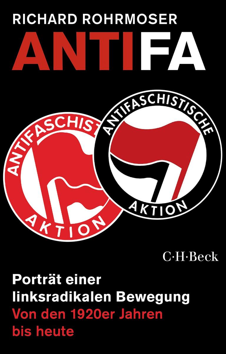 Das Cover des Buches Antifa. Porträt einer linksradiaklen Bewegung" von Richard Rohrmoser.