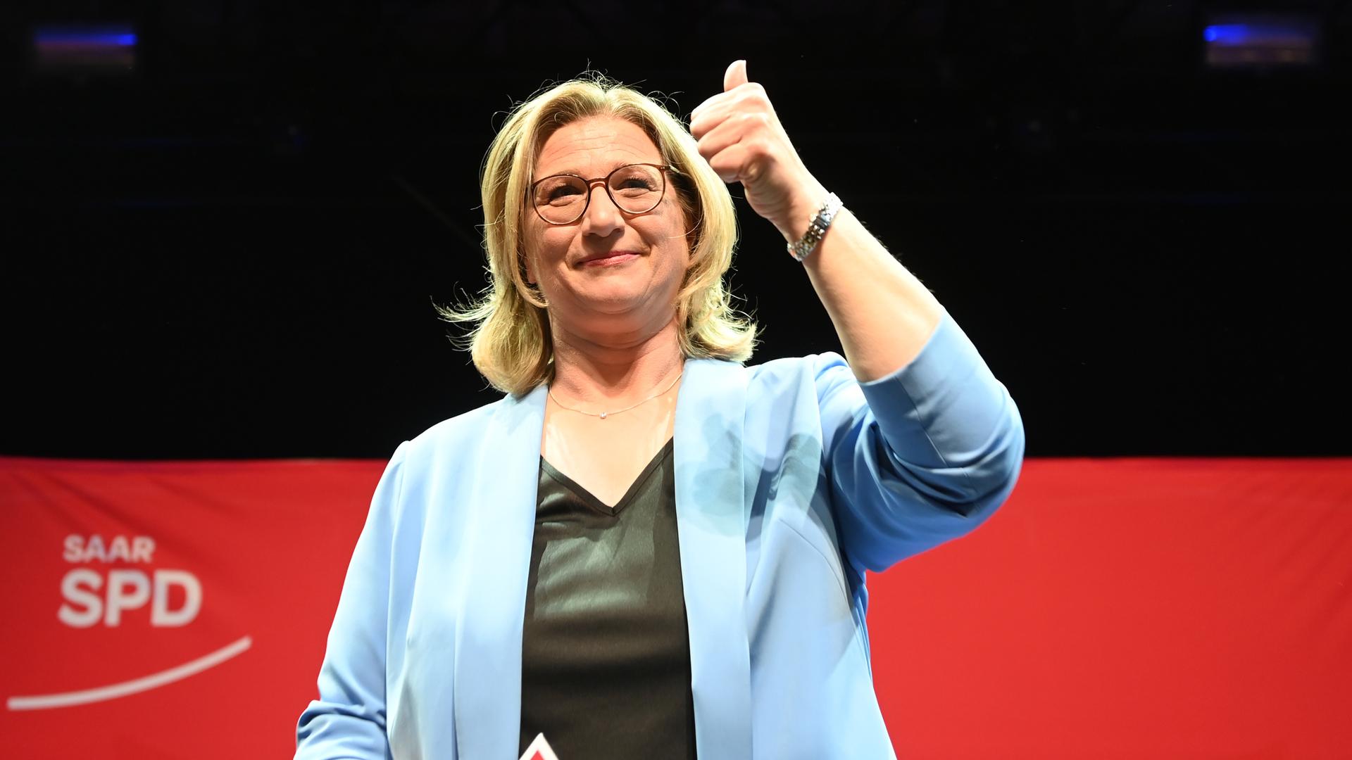 Anke Rehlinger wird neue Regierungs-Chefin im Saarland. 
