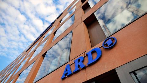 Das ARD-Hauptstadtstudio in Berlin am Regierungsviertel