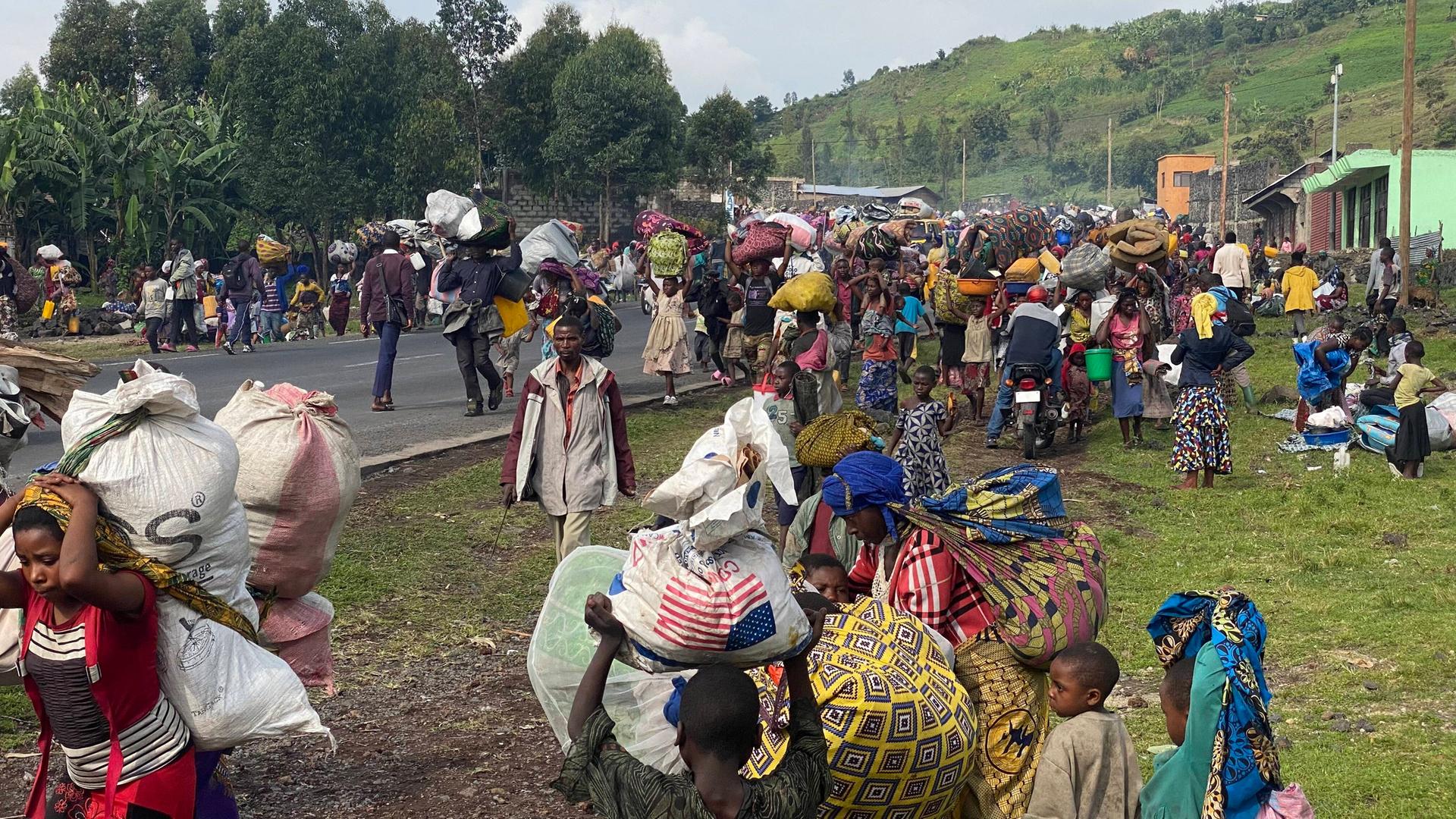 Flüchtlinge im Osten der Demokratischen Republik Kongo Flüchtlinge im Osten der Demokratischen Republik Kongo
