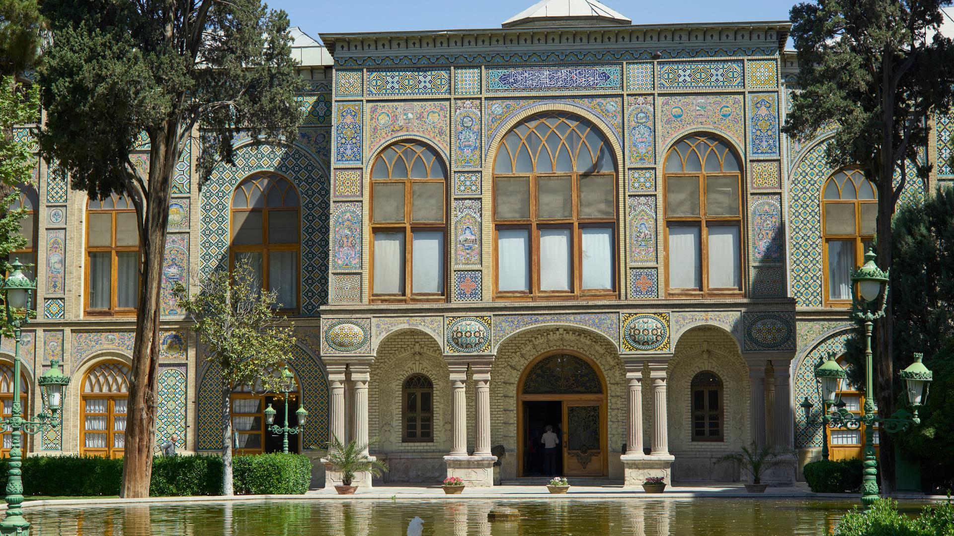 Der Golestan Palast im Zentrum der iranischen Hauptstadt Teheran im Jahr 2017