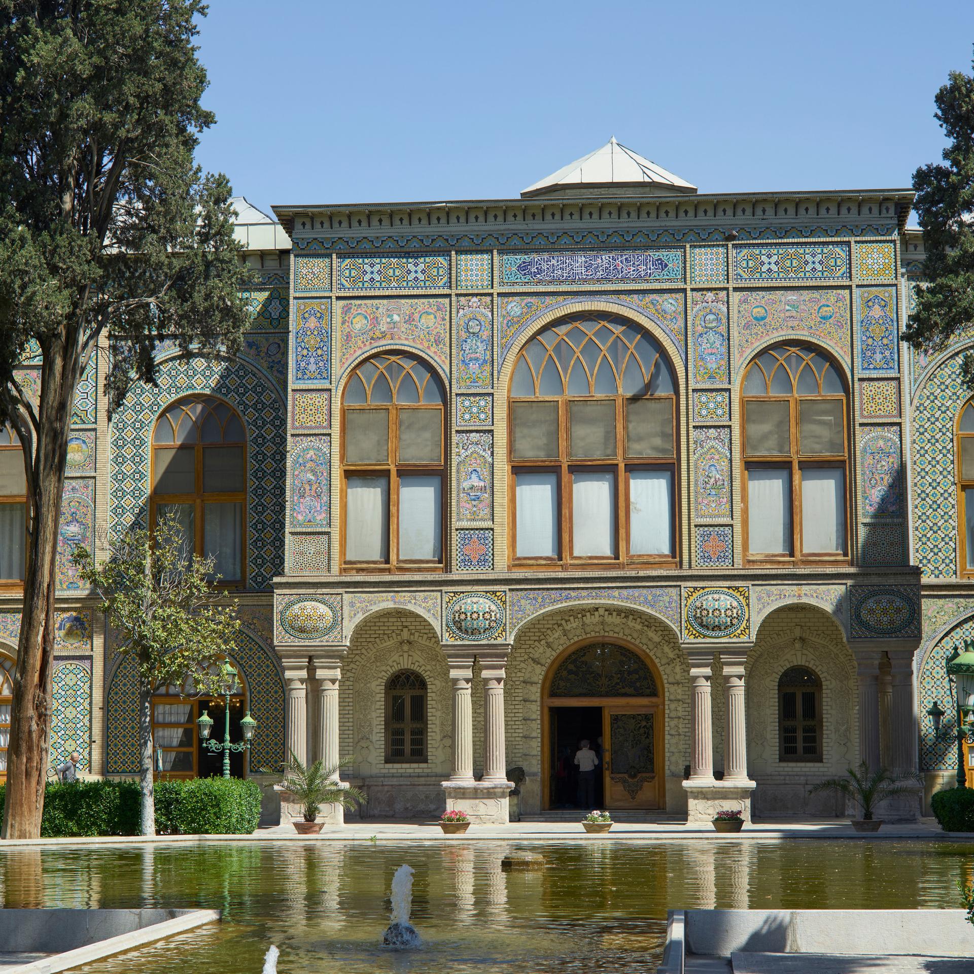 Der Golestan Palast im Zentrum der iranischen Hauptstadt Teheran im Jahr 2017