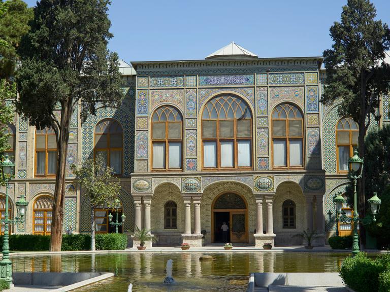 Der Golestan Palast im Zentrum der iranischen Hauptstadt Teheran im Jahr 2017