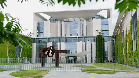 Das Kanzleramt in Berlin 