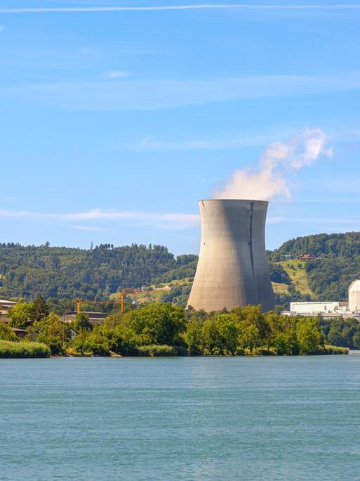 Symbolbild Kernkraftwerk Deutschland / Schweiz Kernkraftwerk Leibstadt AG: Atomkraftwerk auf der Schweizer Seite des Rhe