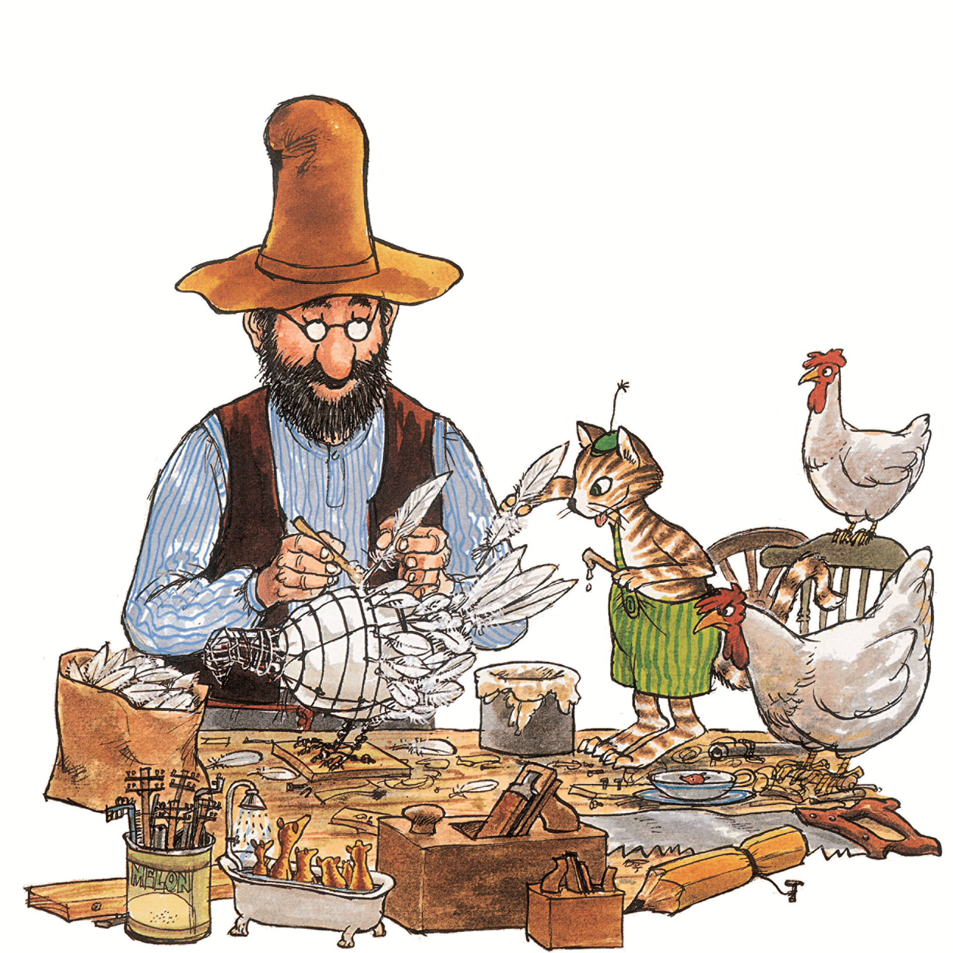 Sven Nordqvist wird 80 - Die schöne heile Welt von Pettersson und Findus