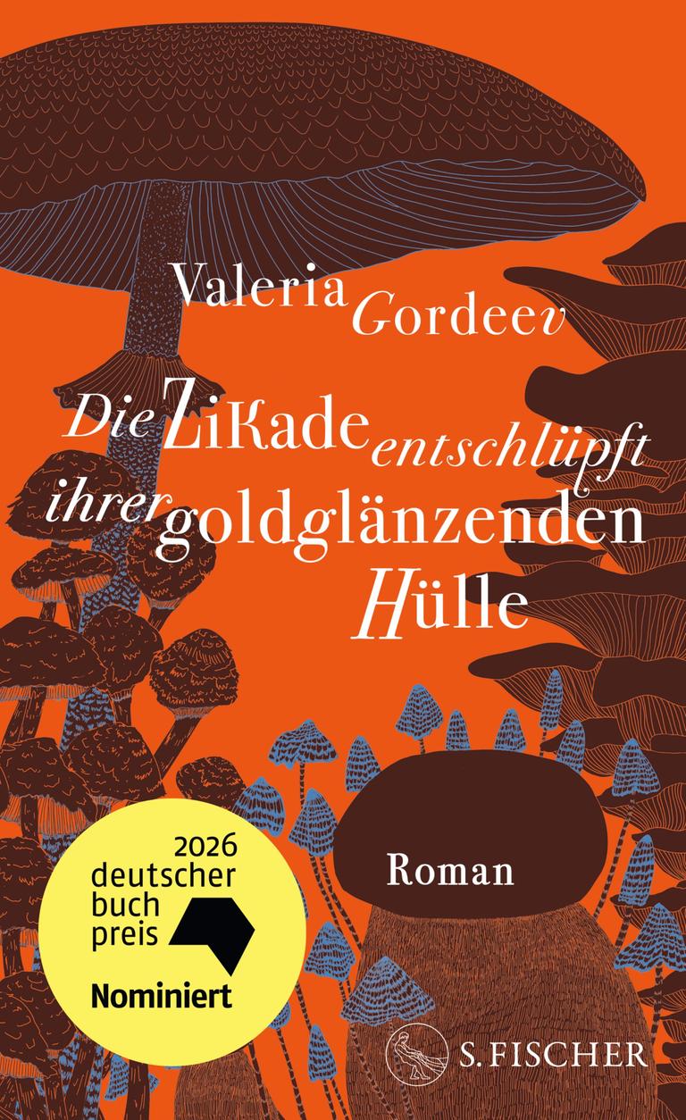 Buchcover zu "Die Zikade entschlüpft ihrer goldglänzenden Hülle" von Valeria Gordeev