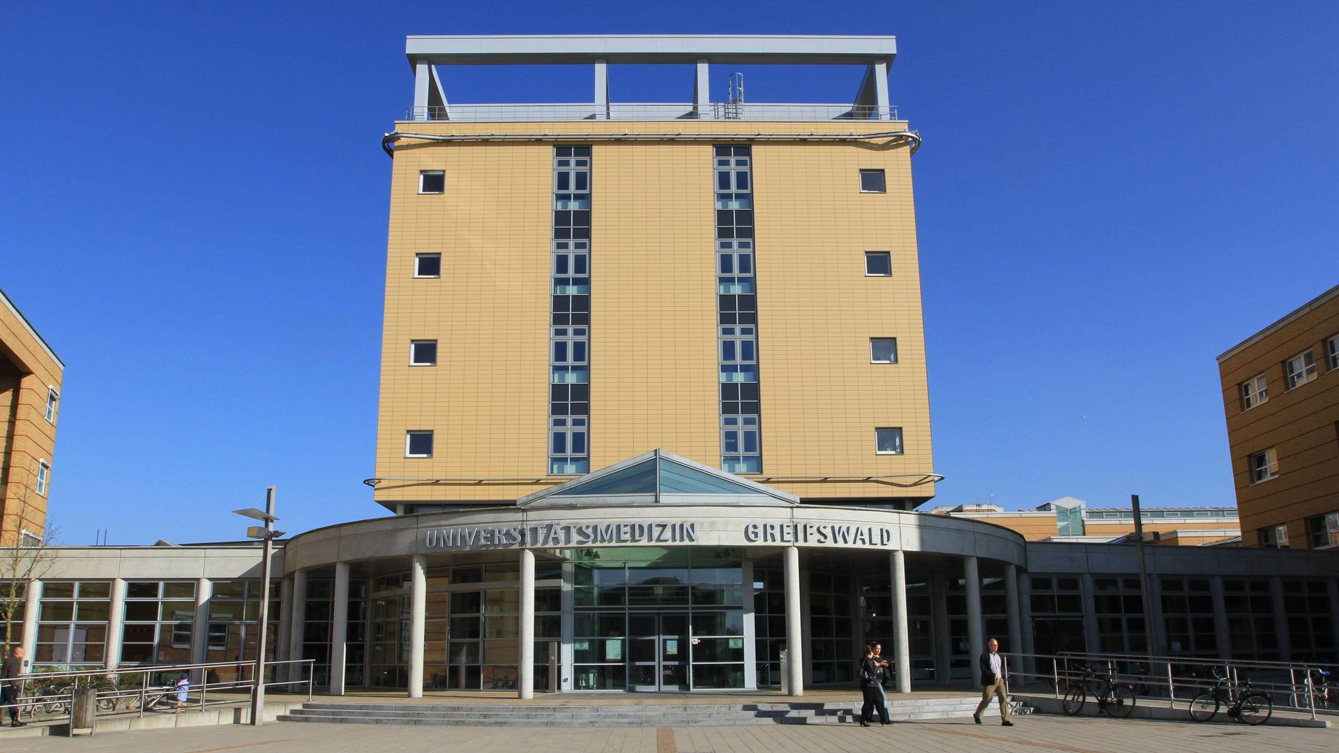 Blick auf das Universitätsklinikum in Greifswald Blick auf das Universitätsklinikum in Greifswald