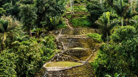 Ciudad Perdida - die "Verlorene Stadt" - in Kolumbien 