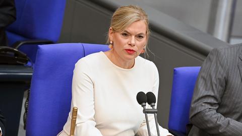 Bundestagspräsidentin Julia Klöckner im Bundestag.
