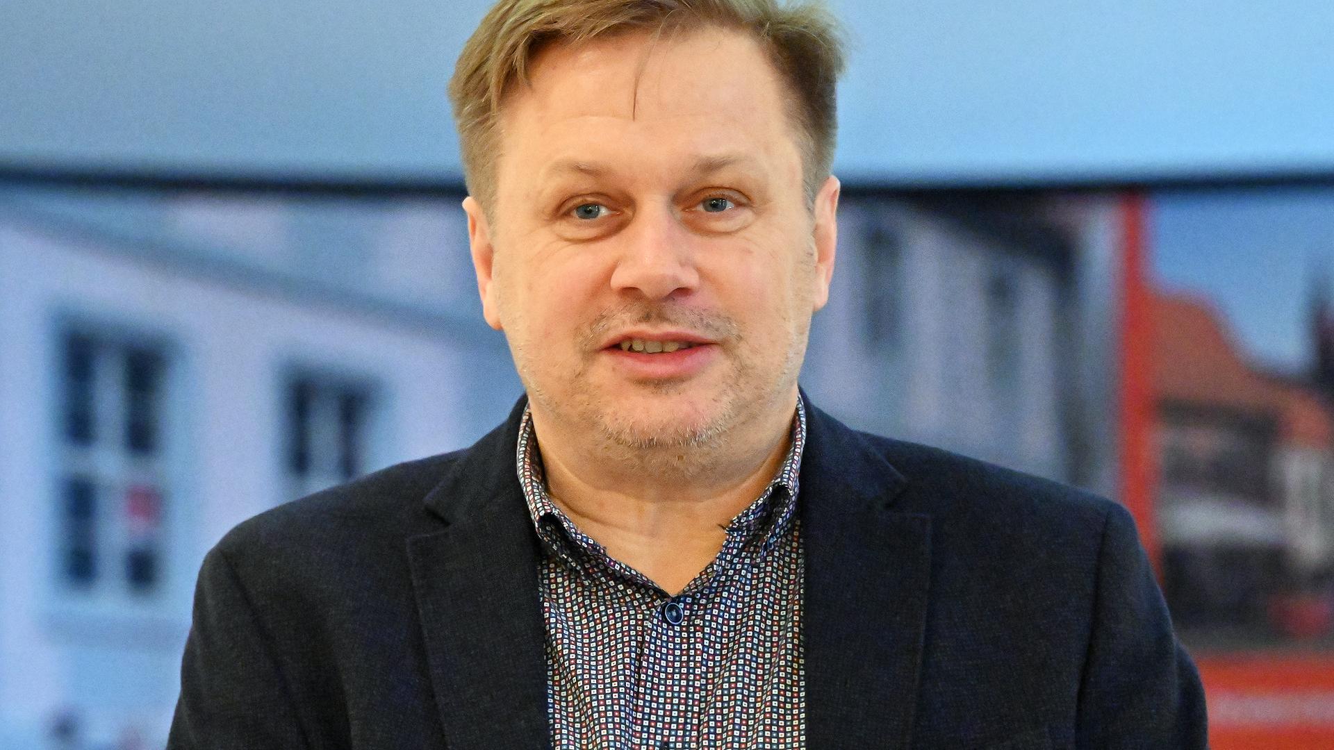 Porträt von Frank Steffen. Porträt von Frank Steffen.
