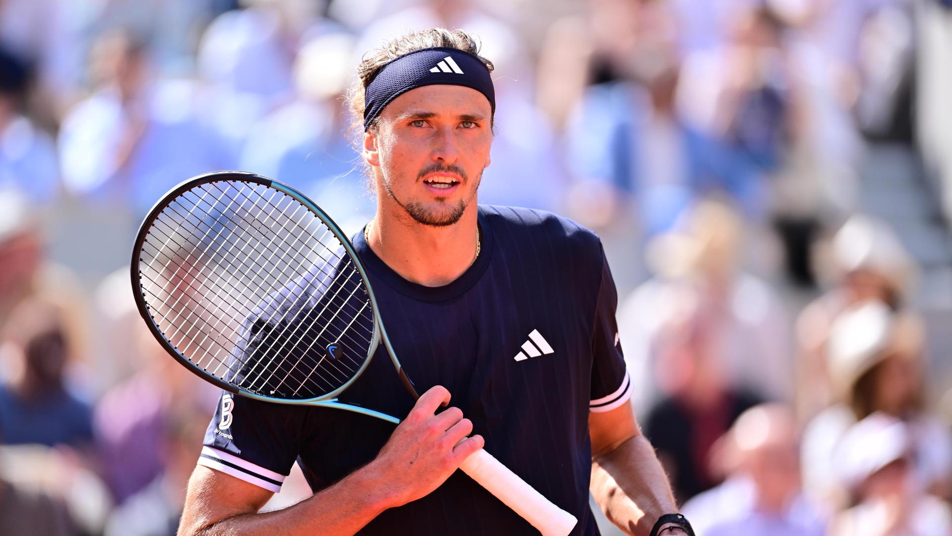 Alexander Zverev im Finale der 2026 French Open 