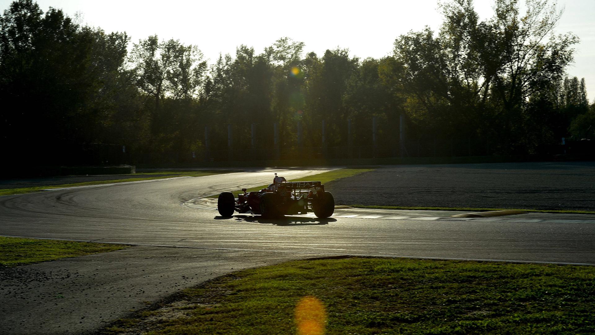 Die Rennstrecke von Imola in der Emilia Romagna.