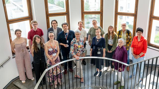 Treffen von Denkfabrik-Rat mit Führung durch das Funkhaus und Besuch bei der Live-Sendung "Studio 9 - Der Tag mit..." im Funkhaus Berlin am 20.06.2026.Sitzung von Denkfabrik-Rat mit Eva Sabine Kuntz, Marie Sagenschneider, Christian Sülz.