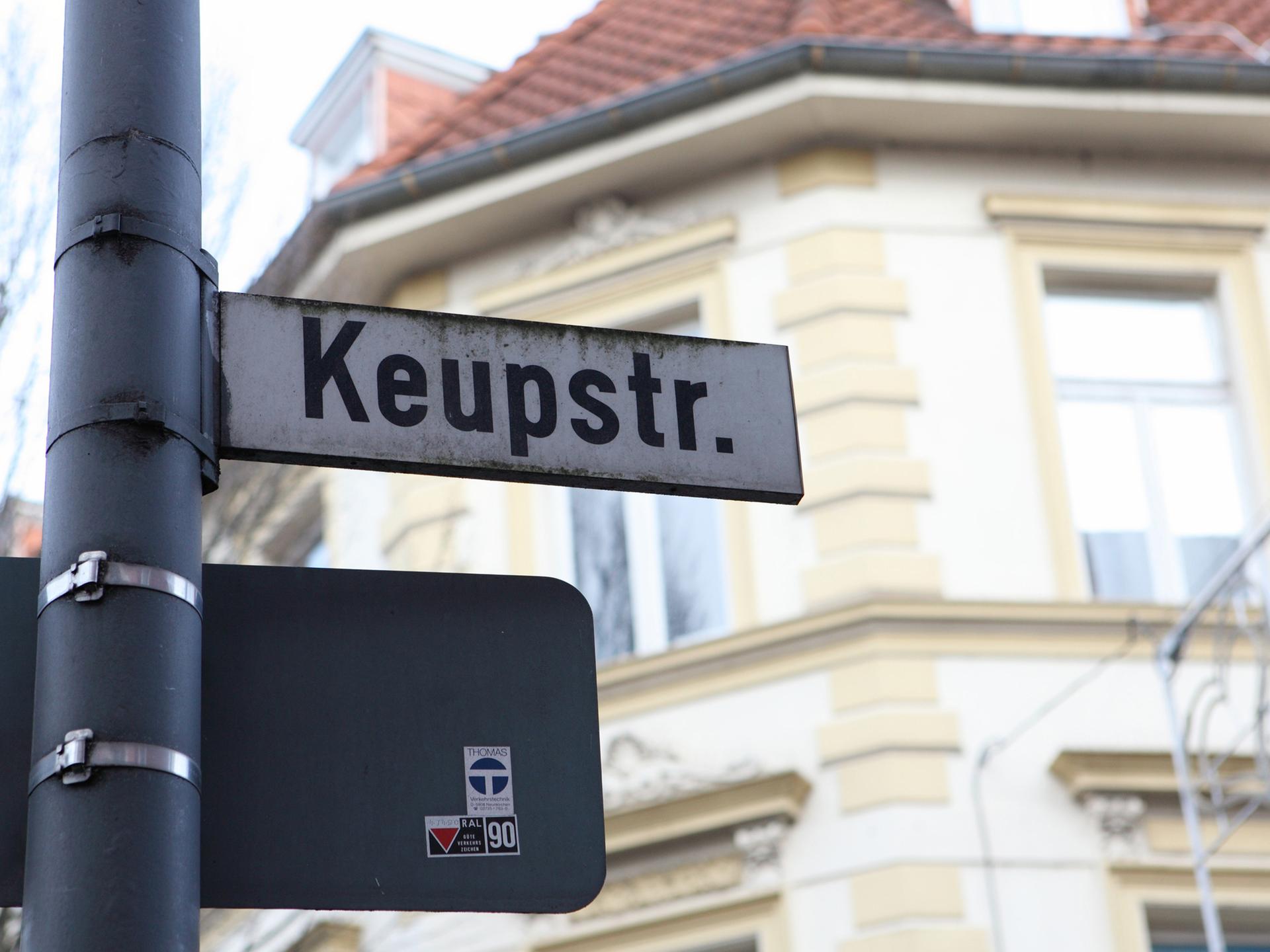 Straßenschild Keupstraße in Köln 