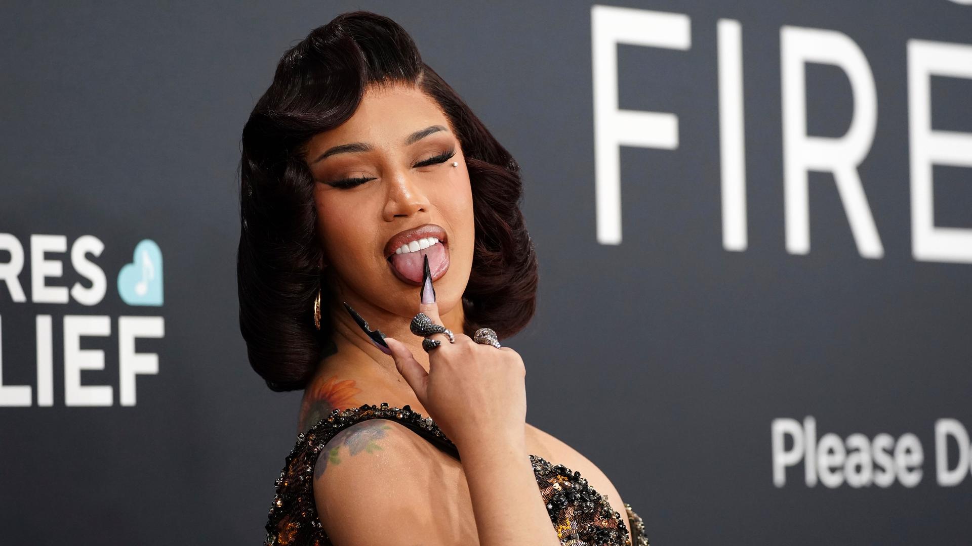 Los Angeles: Cardi B kommt zur 67. Grammy-Verleihung. Los Angeles: Cardi B kommt zur 67. Grammy-Verleihung.