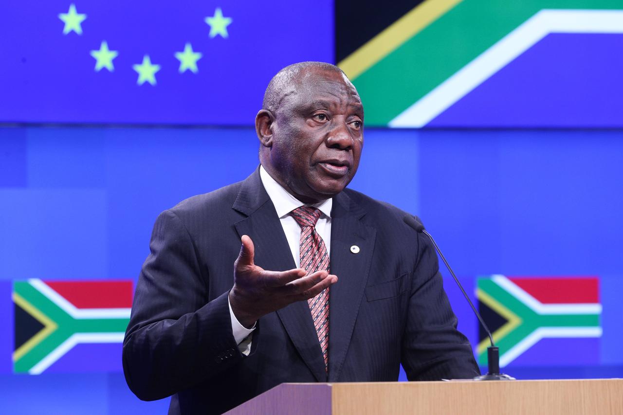 Der südafrikanische Staatschefs Cyril Ramaphosa