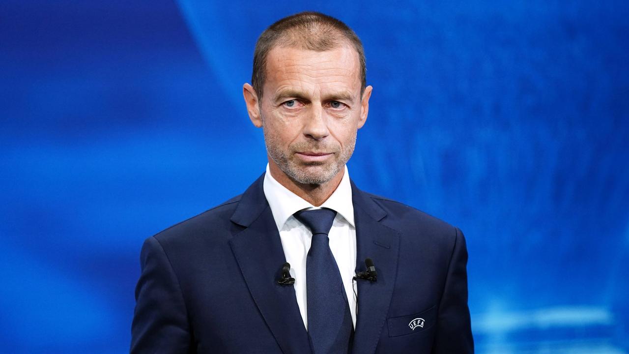 Aleksander Ceferin beim UEFA-Kongress am 08. Februar.