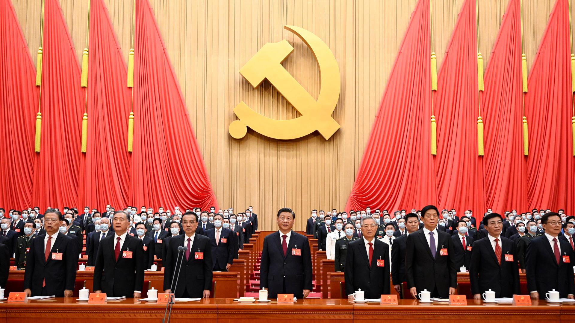Eröffnung des 20. Parteitags der KP Chinas in Peking am 16. Oktober 2022
