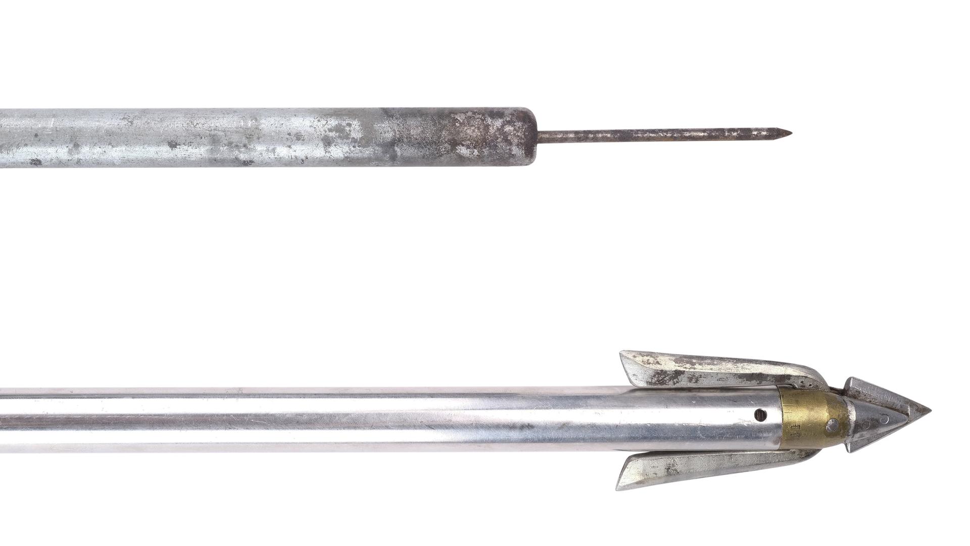 Die Harpunenkanone, mit der Quint und Matt Hooper in „Der weiße Hai“ auf den Hai zielen