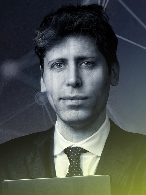 Das Cover zum Podcast "Die OpenAI Story" zeigt OpenAI-Chef Sam Altman im Anzug Das Cover zum Podcast "Die OpenAI Story" zeigt OpenAI-Chef Sam Altman im Anzug