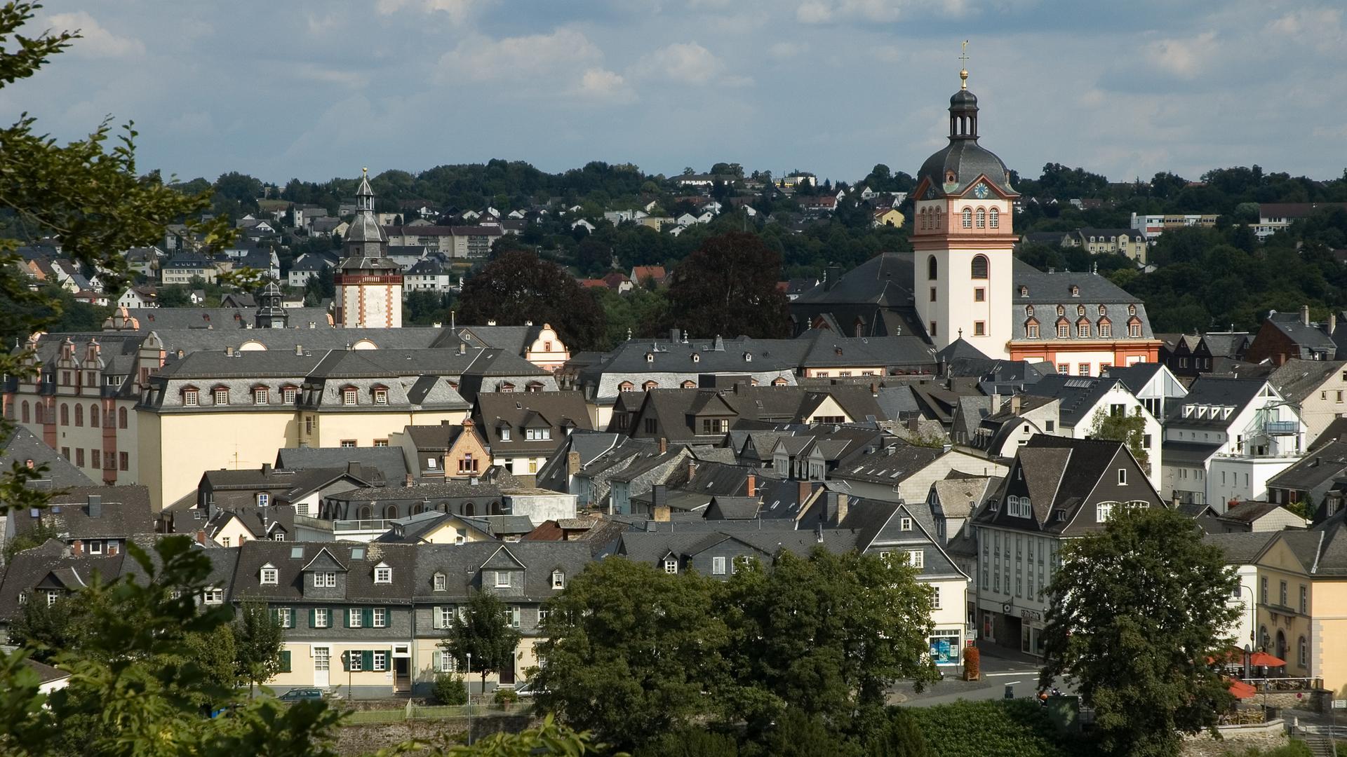 Blick auf Weilburg an der Lahn
