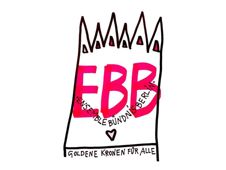 Das Logo von "Wahlverwandt", das "Ensemble Bündnis Berlin" von vielen Berliner Theatern.