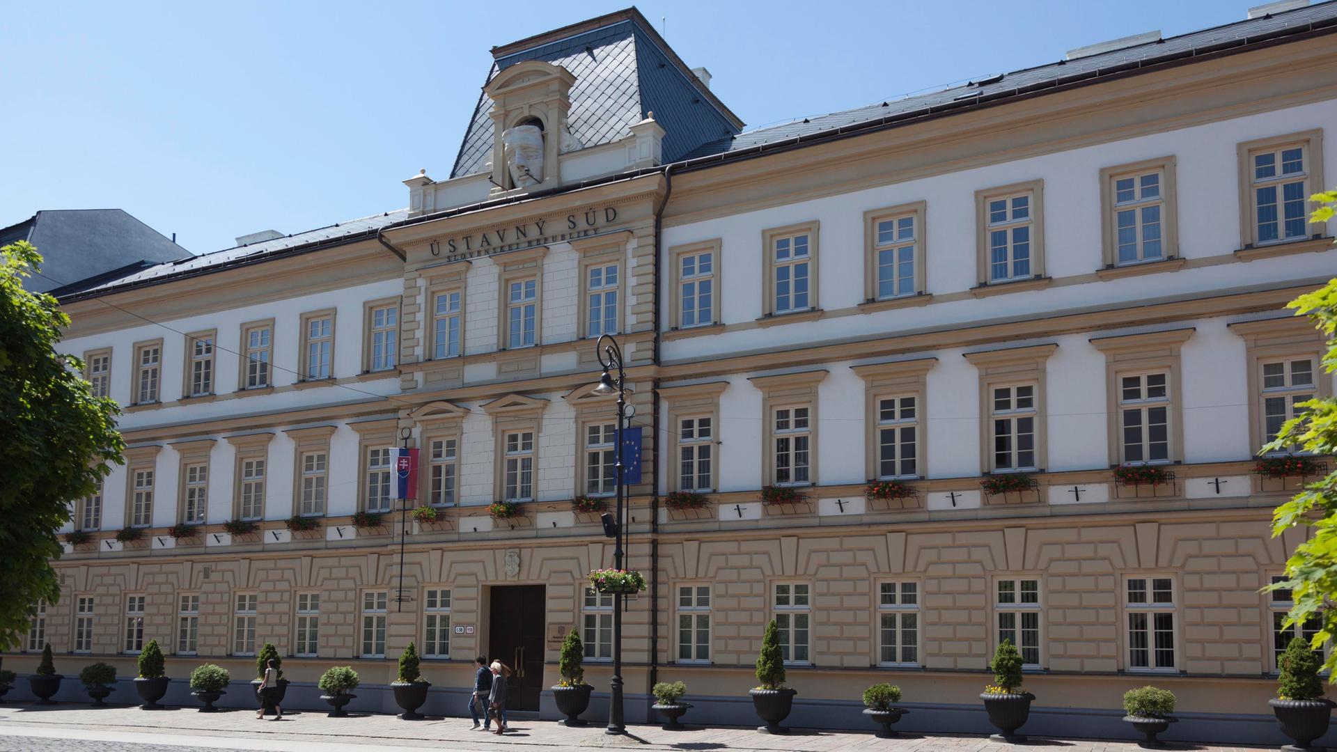 Das Gebäude des Verfassungsgerichtshofs der Slowakei in Kosice