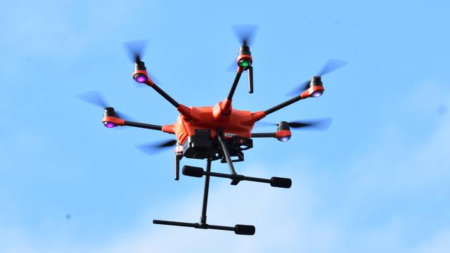 Drohnenvorführung während der Bundeswehr-Übung Red Strom Bravo in Hamburg Drohnenvorführung während der Bundeswehr-Übung Red Strom Bravo in Hamburg