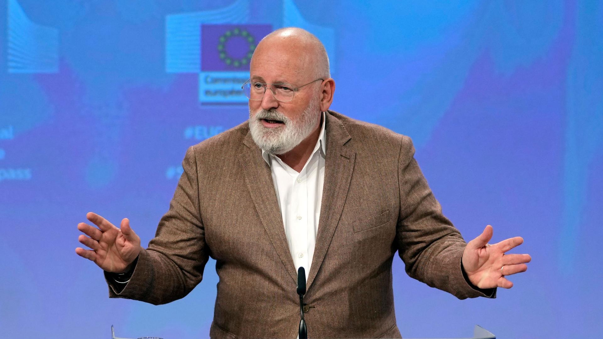 EU-Kommissionsvize Frans Timmermans EU-Kommissionsvize Frans Timmermans