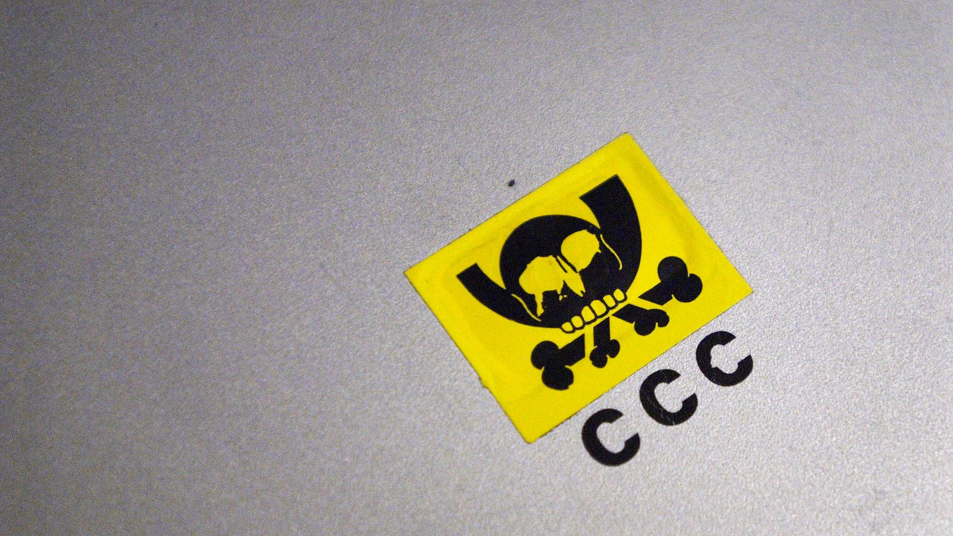 CHAOS COMPUTERCLUB: Verfremdetes Logo der Deutschen Post